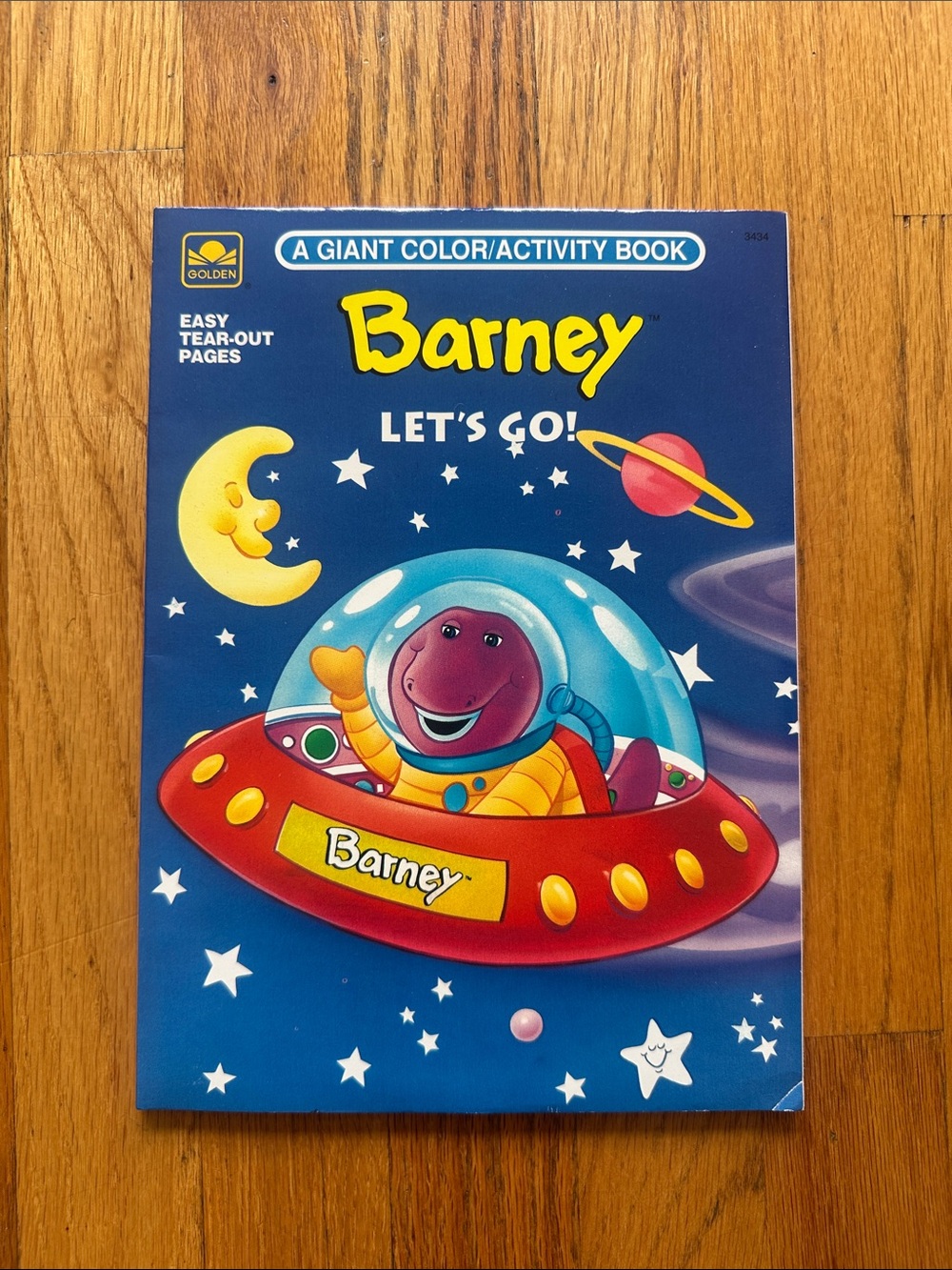 Vintage Barney & Baby Bop Coloring & Activity Books - Blue, Green, Purple - Picture 2 of 9